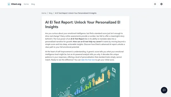 AI EIテストレポート：あなたのパーソナライズされたEIインサイトを解き放つ